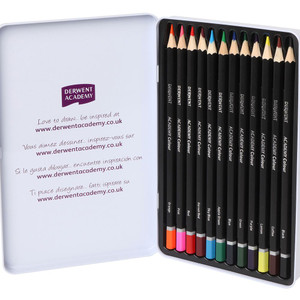 DERWENT PENCILS ACADEMY WaterColour Set Tin 12