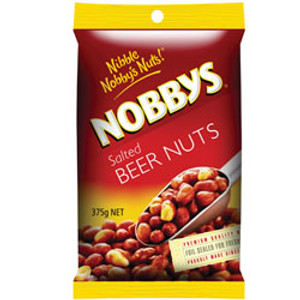 NUTS Nobbys Beer Nuts Salted 375gm