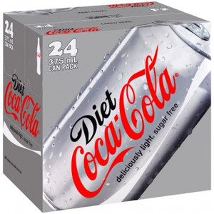 DIET COKE 375ml cans 24pk