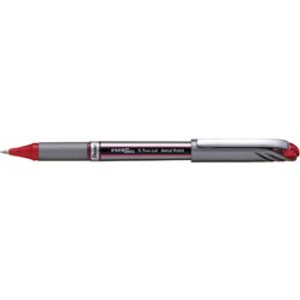 Pentel BL27 Energel Plus Liquid Gel Pen Fine 0.7mm Red, Each