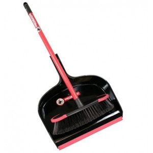 DUSTPAN & BROOM SET 30cm Broom (With 58cm Handle)