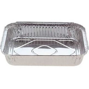CONFOIL LARGE DEEP HALF GASTRONORM FOIL TRAY 3150ml, L314mm x W254mm x D50mm Pk100 ***See Also UL-82508 *****