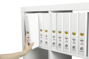 MARBIG INSERT BINDERS A4 2D Ring 38mm White