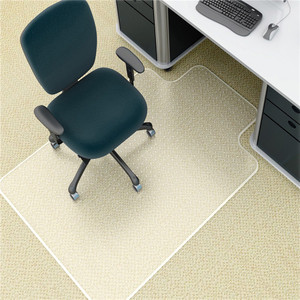 MARBIG DELUXE CHAIRMAT Large 114x134cm Clear