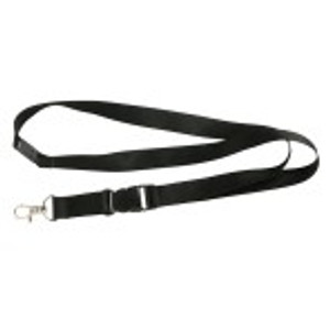 REXEL EXTRA WIDE LANYARD BLACK