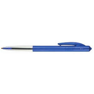 BIC CLIC BALLPOINT PEN Medium Blue, Bx10