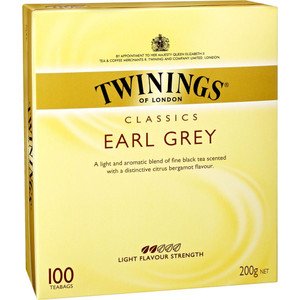 TWININGS TEA BAGS Earl Grey Tea Bags Pack Of 100
