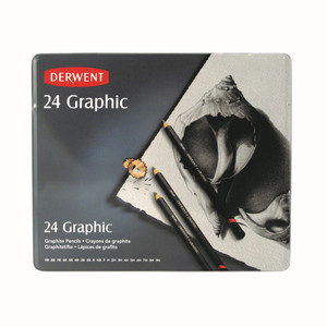 REXEL GRAPHIC PENCILS Graphic 9B H Tin24