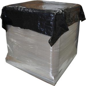 PALLET PROTECTION Topsheet/Dust Cover Black 1680mmx1680mm Roll of 250 Sheets