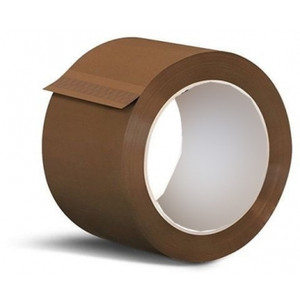 GUSSPAK PACKAGING TAPE RUBBER BASED HEAVY DUTY Brown 30um 48mm x 75mtr Brown Heavy Duty Tape