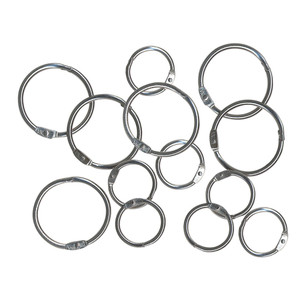 ESSELTE HINGED RINGS No.7 19mm Bx100