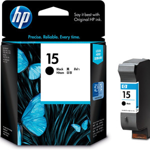 HP NO. 15 ORIGINAL BLACK INK CARTRIDGE (C6615D) Suits OfficeJet V30 / 40 / 45 / PSC500 / PSC750 / PSC950 / 5110, DeskJet 810C / 840C / 845C / 920C / 940 / 948C/3820