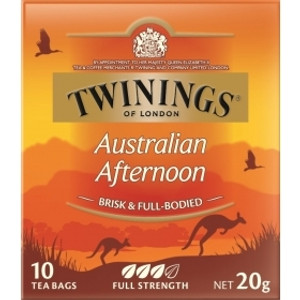 TWININGS TEA BAGS Australian Afternoon Tea Pk10