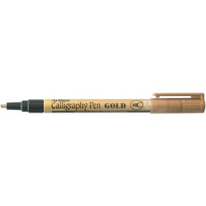 ARTLINE 993 CALLIGRAPHY MARKER METALLIC 2.5MM GOLD (Box of 12)