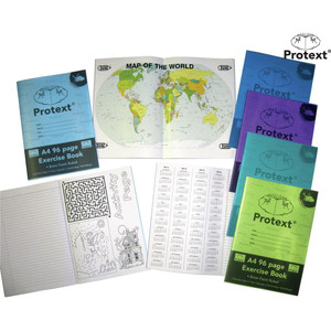 PROTEXT BINDER BOOK A4 8mm Ruled 96pgs - Sheep