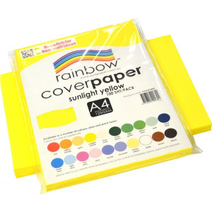 COVER PAPER A4 SUNLIGHT YELLOW Sunlight Yellow 125gsm, P500
