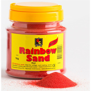 EC RAINBOW SAND 1KG Red