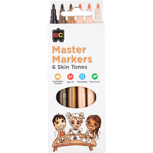 MASTER SKIN TONE MARKERS PACKET OF 6