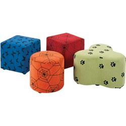 CLOVER OTTOMAN Senior 670x670x430mm  *** Custom Made - ETA 6-8 weeks from time of order ***