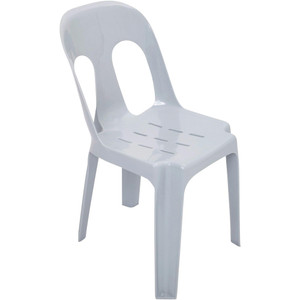 PIPPEE STACKING CHAIR Plastic White
