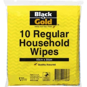 HOUSEHOLD WIPES 60cm x 30cm Pack 10