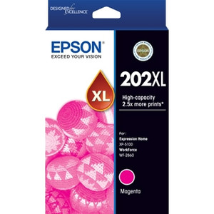 EPSON 202XL HIGH YIELD MAGENTA INK CART (C13T02P392) Suits EPSON XP 5100 / WF 2860