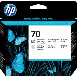 HP 70 PRINTHEAD PHOTO BLACK & LIGHT GREY