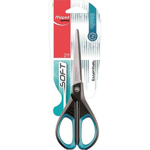 MAPED ESSENTIALS SCISSORS 17CM SOFT