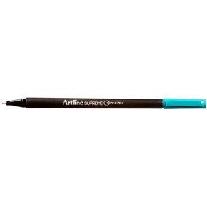 ARTLINE SUPREME FINELINER PENS 0.4mm Turquoise Pack of 12