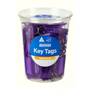 KEVRON ID5 KEYATGS LILAC DISP TUB 50