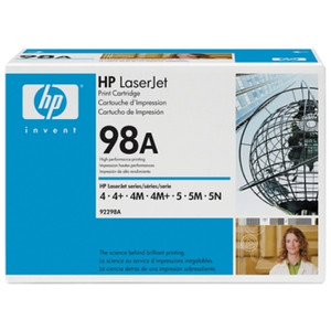 HP 98A BLACK ORIGINAL LASERJET TONER CARTRIDGE 6.8K (92298A) Suits LaserJet 4/4+/4M/5/5M/5N