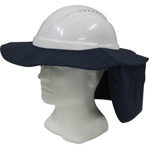 Maxisafe Hard Hat Accessories Hard Hat Brim With Neck Flap Orange