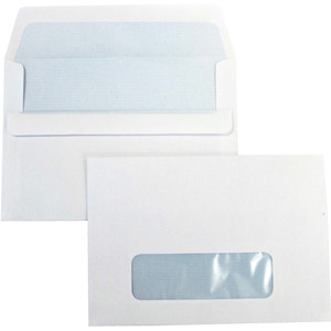 CUMBERLAND WINDOWFACE ENVELOPE C6 114x162 SelfSeal Sec 80g