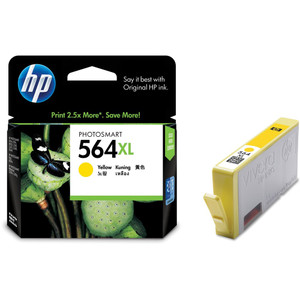 HP 564XL HIGH YIELD YELLOW ORIGINAL INK CARTRIDGE (CB325WA) Suits Photosmart D5460