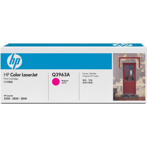 HP 122A MAGENTA ORIGINAL LASERJET TONER CARTRIDGE 4K (Q3963A) Suits LaserJet 2550 / 2800 / 2820 / 2830 / 2840