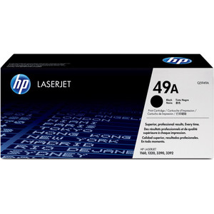 HP 49A BLACK ORIGINAL LASERJET TONER CARTRIDGE 2.5K (Q5949A) Suits LaserJet 1160 / 1320 / 3392 / 3390