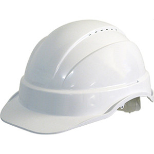 MAXISAFE VENTED HARD HAT Sliplock Harness White