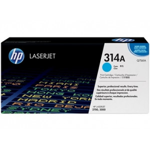 HP 314A CYAN ORIGINAL LASERJET TONER CARTRIDGE (Q7561A) 3.5K Suits LaserJet 3000N