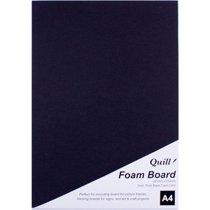 QUILL BOARD Foam A4 Black