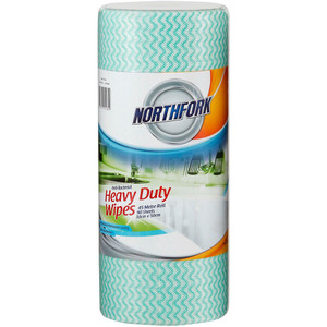 NORTHFORK ANTI BACTERIAL ROLL Perforated Regular Green 30x50cm x 45m