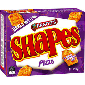 ARNOTTS BISCUITS 190gm Pizza Shapes