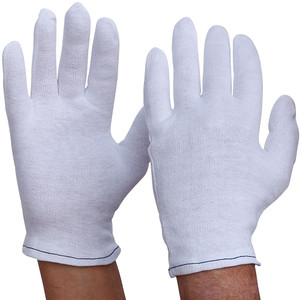 GLOVES INTERLOCK POLYCOTTON Liners Women White 342CLL (Pack of 12)