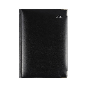 A4 CONTACT BONDED LEATHER BOND DIARY 1 DAY PER PAGE (Pre-Order Now for 2027) ** ETA 30/9/2026 **