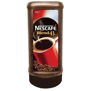 COFFEE NESCAFE BLEND 43 250GM
PLASTIC JAR REFILL