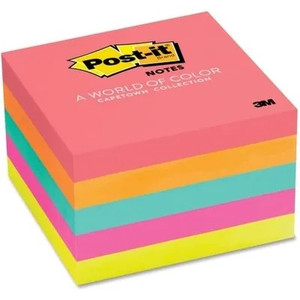 POST-IT 654-14AN NOTES 76 X 76MM NEON VALUE PACK 12 WITH 2 BONUS PADS