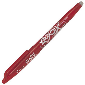 PILOT BL-FR10  FRIXION ERASABLE GEL INK PEN 1.0MM RED