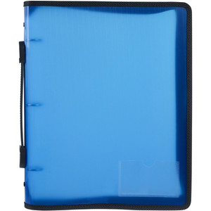 MARBIG ZIPPER BINDER 25MM 3O WITH HANDLE BLUE