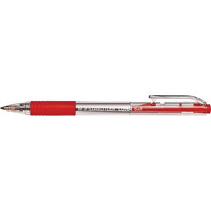 STAEDTLER CLIPCLIC BALLPOINT Grip 0.5mm Fine Red Retractable