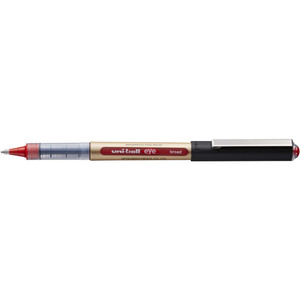 UNI-BALL LIQUID INK PEN Eye Broad 1.0mm Red Box of 12