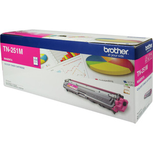 BROTHER TN-251M ORIGINAL MAGENTA TONER CARTRIDGE 1.4K Suits HL3150CDN / HL3170CDW / MFC9140CDN / MFC9330CDW / MFC9340CDW / DCP9015CDW